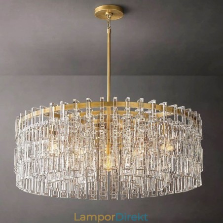 American Ceiling Light Lyx Crystal Pendellampa 60Cm American Ceiling Light Lyx Crystal Pendellampa 60Cm