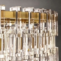 American Ceiling Light Lyx Crystal Pendellampa 60Cm
