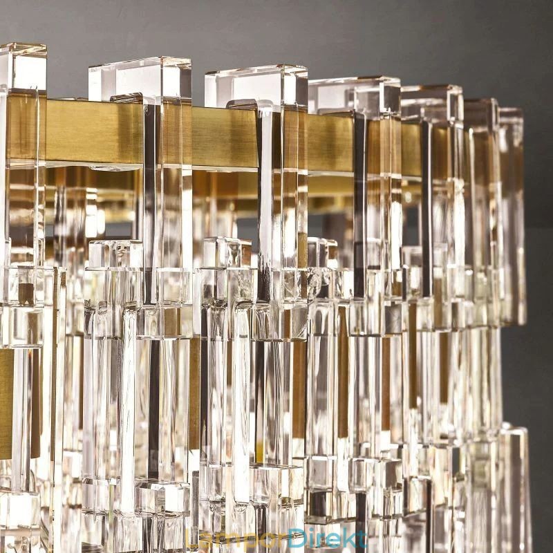 American Ceiling Light Lyx Crystal Pendellampa 60Cm