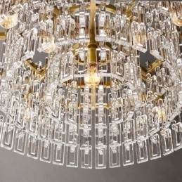 American Ceiling Light Lyx Crystal Pendellampa 60Cm