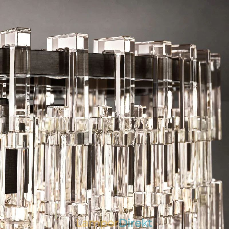 American Ceiling Light Lyx Crystal Pendellampa 60Cm