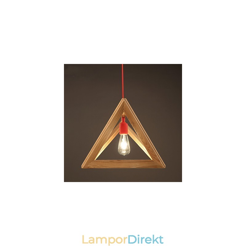Nordic Wood Ljuskrona Cafe Kläder Kreativ Retro Dekorativ Ek Ljuskrona