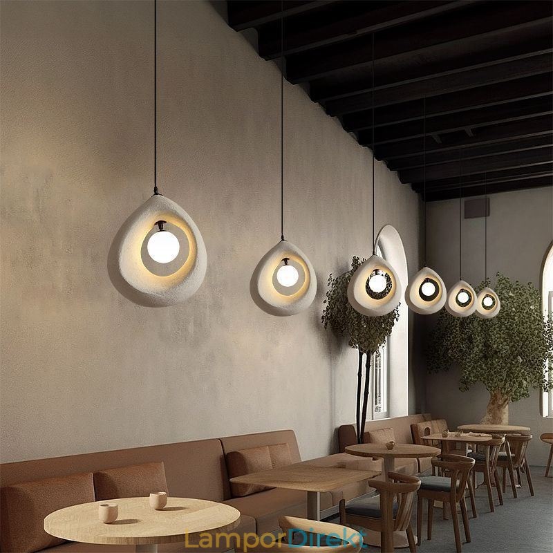 Resin Pendellampa Modern Enkel Taklampa