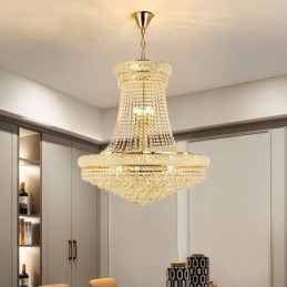 Kristall Taklampa Modern Duplex Dekorativa Taklampa