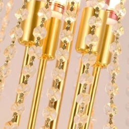 Kristall Taklampa Modern Duplex Dekorativa Taklampa