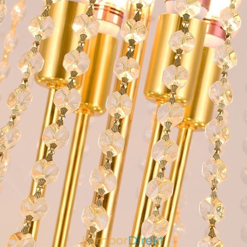 Kristall Taklampa Modern Duplex Dekorativa Taklampa