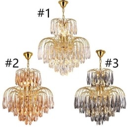 Kristall Taklampa Modern Duplex Dekorativ Taklampa