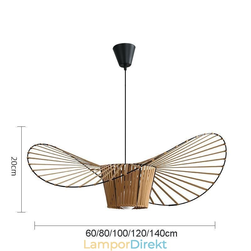 Taklampa Modern Enkel Enkel Iron Art Hat Form Taklampa