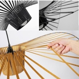 Taklampa Modern Enkel Enkel Iron Art Hat Form Taklampa