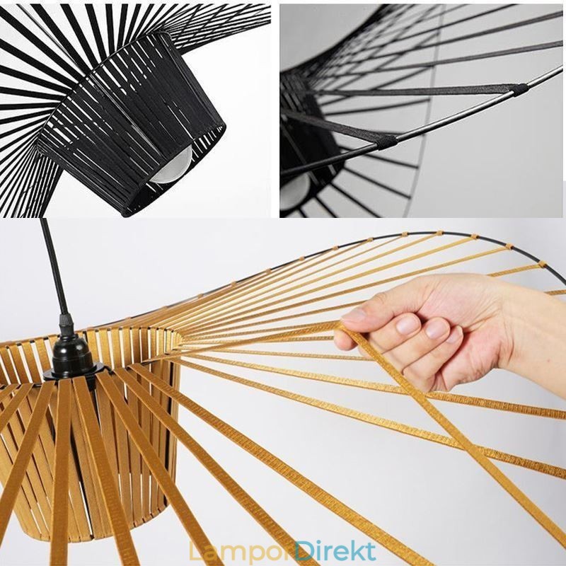 Taklampa Modern Enkel Enkel Iron Art Hat Form Taklampa