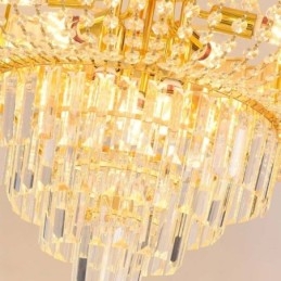 Guld Kristall Taklampa Elegant Dekrativ Taklampa