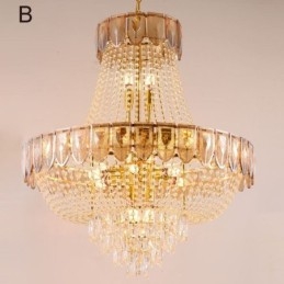 Crystal Pendel Light Lyx Decrative Taklampa
