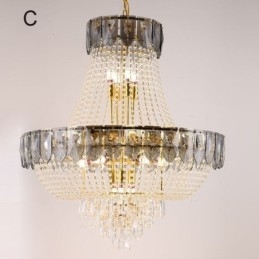 Crystal Pendel Light Lyx Decrative Taklampa