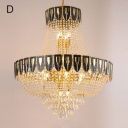 Crystal Pendel Light Lyx Decrative Taklampa