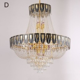 Crystal Pendel Light Lyx Decrative Taklampa