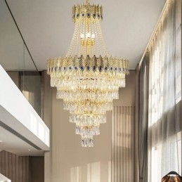 Crystal Pendel Light Sofistikerad Lyx Decrative Hanging Light 80Cm