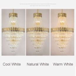 Crystal Pendel Light Sofistikerad Lyx Decrative Hanging Light 80Cm