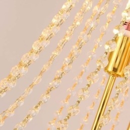 Crystal Pendel Light Sofistikerad Lyx Decrative Hanging Light 80Cm