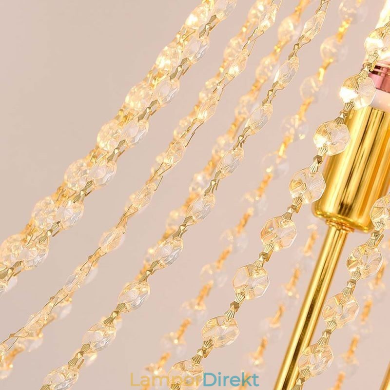 Crystal Pendel Light Sofistikerad Lyx Decrative Hanging Light 80Cm