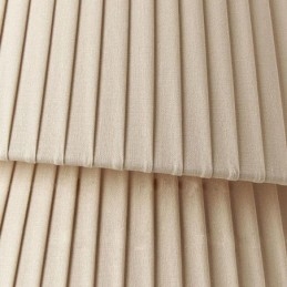 Pendellampa French Cream Style Dubbellagers Tyg Lampskärm Taklampa