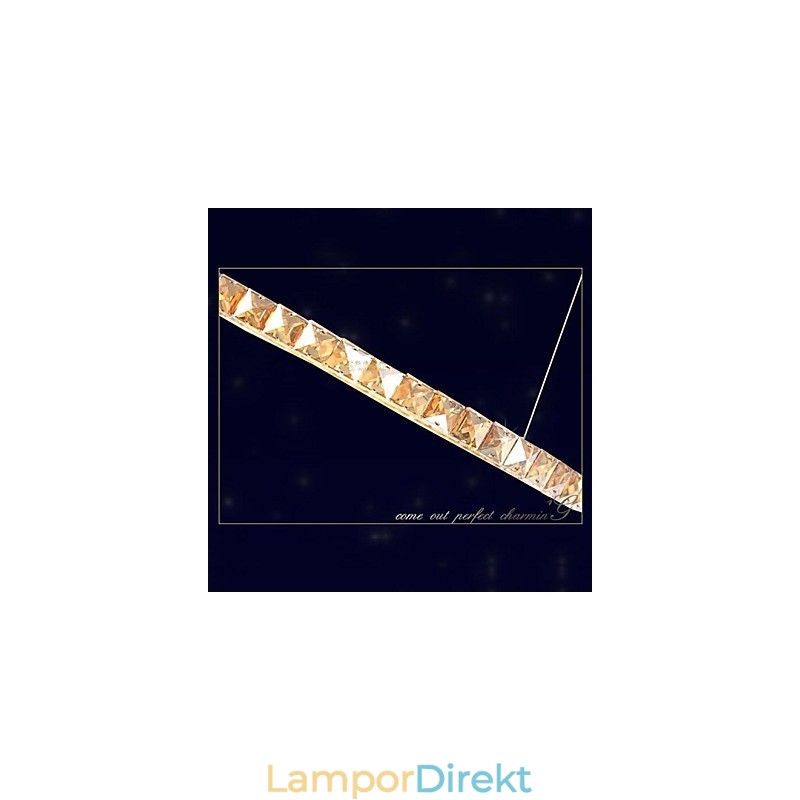 Kristall Pendelljus Belysning Lampor Moderna Armaturer Amber K9 Kristall Rund Enkel Ring 30Cm