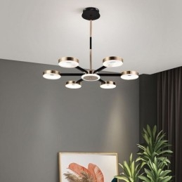 Pendellampa Minimalistisk Seven Headed Circle Ceiling Light
