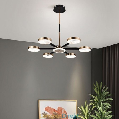 Pendellampa Minimalistisk Seven Headed Circle Ceiling Light Pendellampa Minimalistisk Seven Headed Circle Ceiling Light