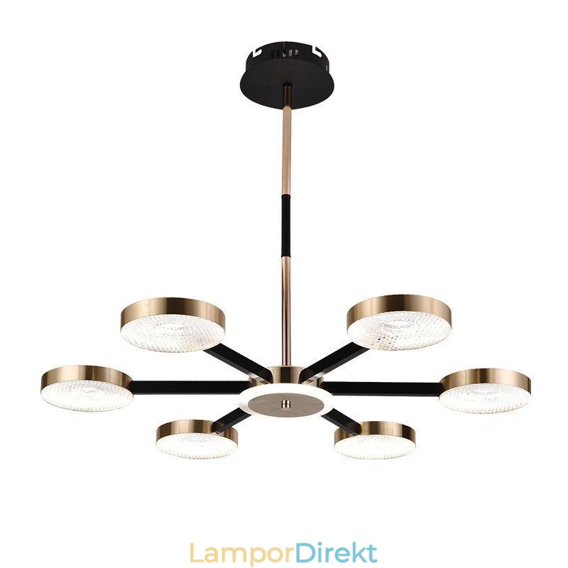Pendellampa Minimalistisk Seven Headed Circle Ceiling Light