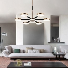 Pendellampa Minimalistisk Seven Headed Circle Ceiling Light
