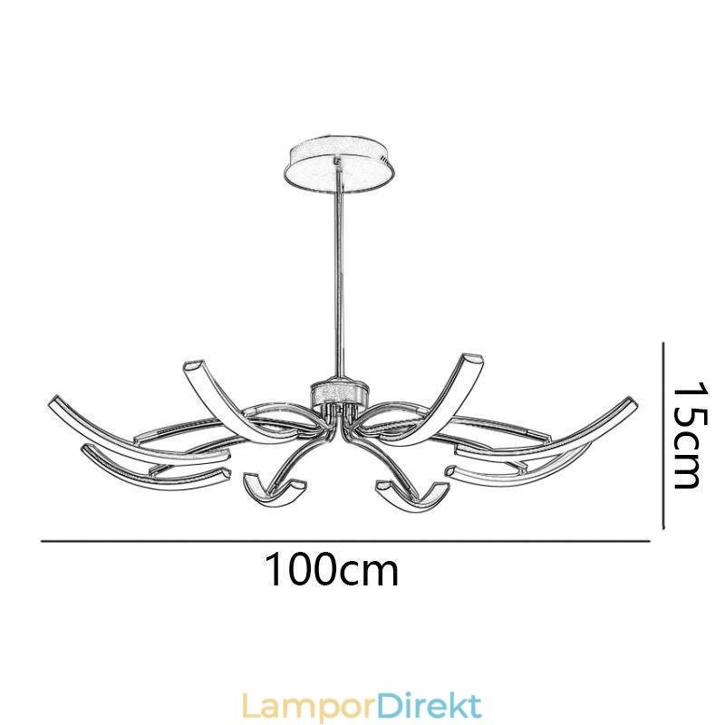 Pendellampa Minimalistisk Transformerbar Taklampa