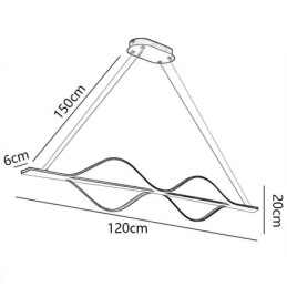 Pendel Minimalist Light Wave Taklampa