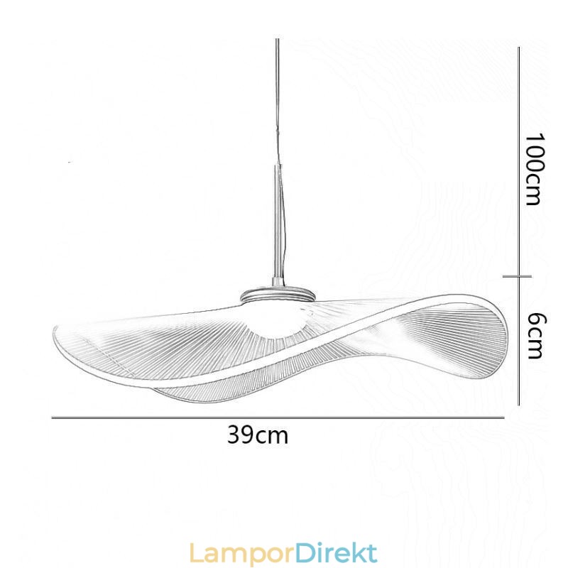 Taklampa Akryl Lotus Leaf Taklampa