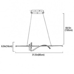 Pendellampa Minimalistisk Taklampa Med Kort Omslutning