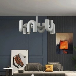 Taklampa Rund Smidesjärn U-Formad Taklampa 90 Roterande Skärm
