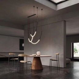 Taklampa Creative Line Bambu Takljus Svart Guld