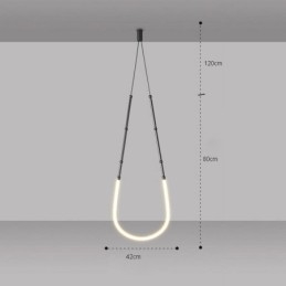 Taklampa Creative Line Bambu Takljus Svart Guld