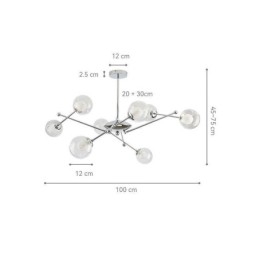 Glas Taklampa Europeisk Stil Simple Magic Beans Taklampa