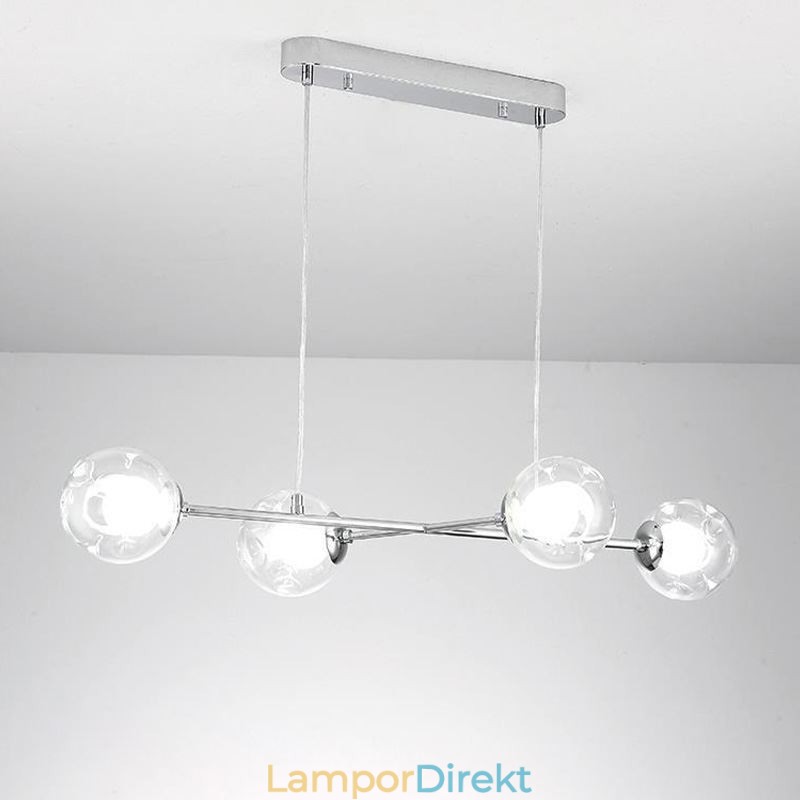 Hängljus I Glas European Magic Bean Pendellampa 4 Lampor
