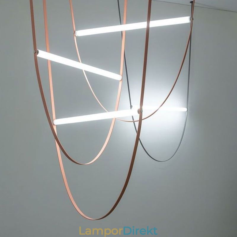 Europeisk Taklampa Wabi Sabi Style Bälte Dekorativ Light