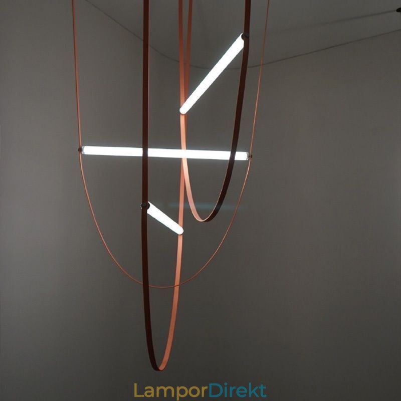Europeisk Taklampa Wabi Sabi Style Bälte Dekorativ Light