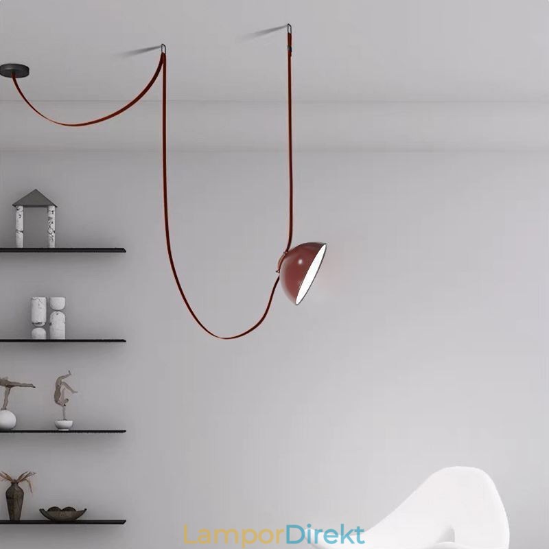 Bälte Taklampa Europeisk Enkel Wabi Sabi Style Bälte Taklampa