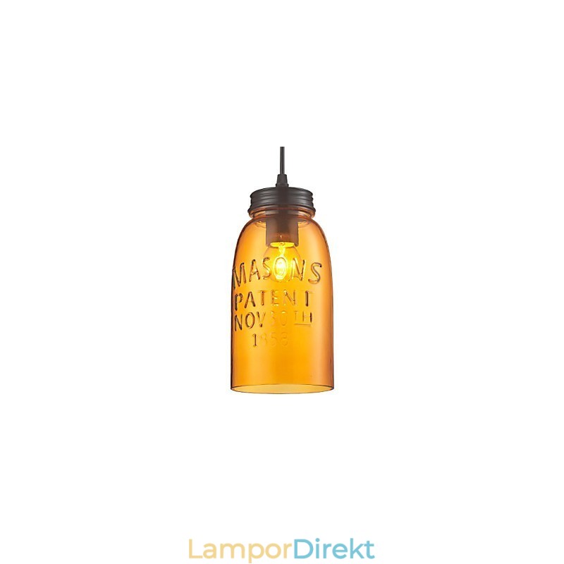 Hänge 1 Ljus Italien Stil Transparent Galvanisering