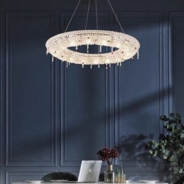 Crystal Pendel Light Modern Light Lyx Taklampa