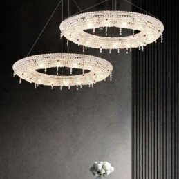 Crystal Pendel Light Modern Light Lyx Taklampa