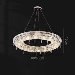 Crystal Pendel Light Modern Light Lyx Taklampa