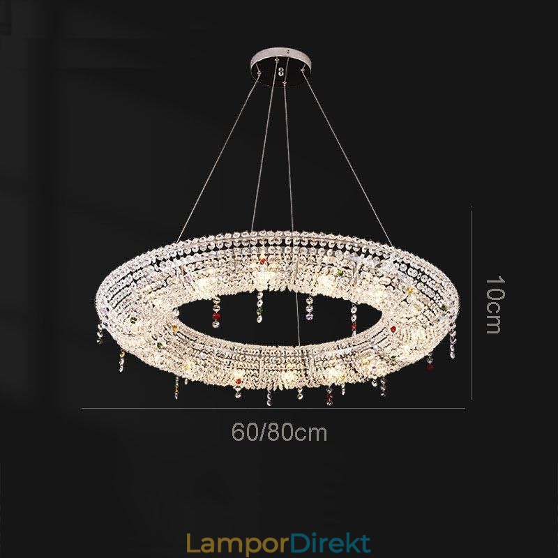 Crystal Pendel Light Modern Light Lyx Taklampa