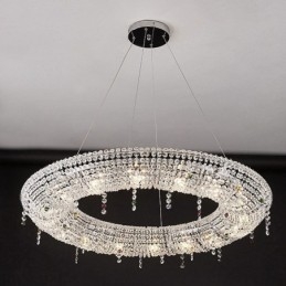 Crystal Pendel Light Modern Light Lyx Taklampa