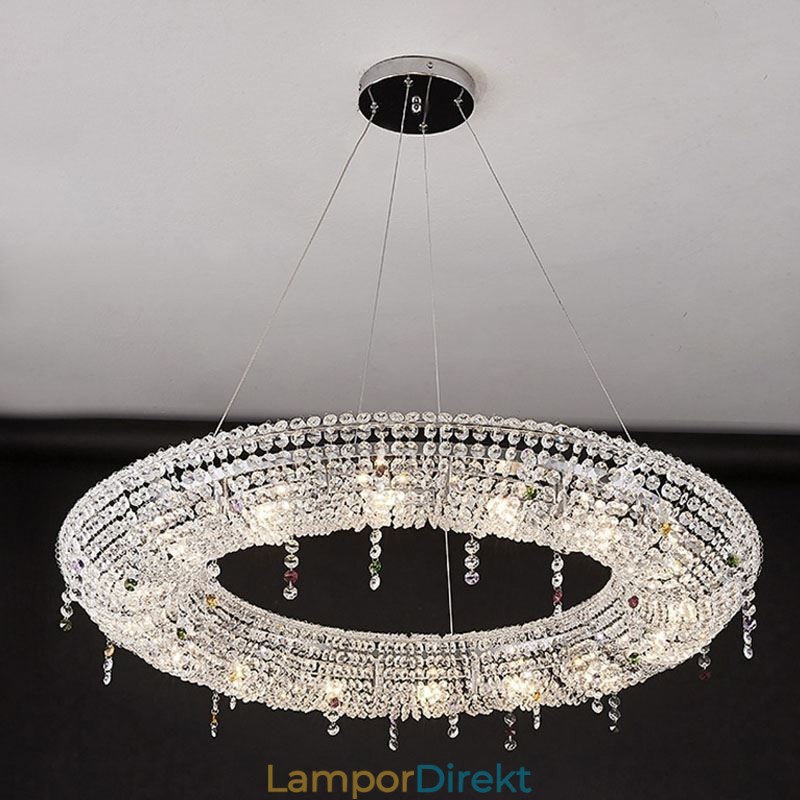 Crystal Pendel Light Modern Light Lyx Taklampa