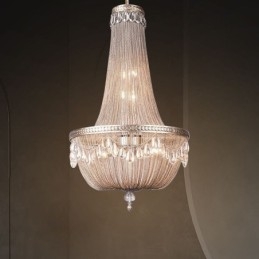 Tofs Taklampa Retro Amerikansk Duplex Aluminium Kedja Taklampa