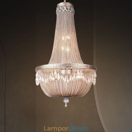 Tofs Taklampa Retro Amerikansk Duplex Aluminium Kedja Taklampa Tofs Taklampa Retro Amerikansk Duplex Aluminium Kedja Taklampa
